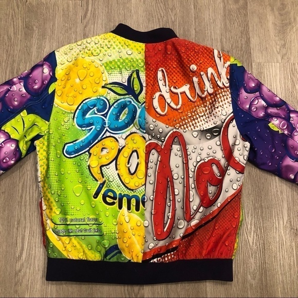 MOSCHINO COUTURE Soda Pop Bomber Jacket Size 48 - Picture 7 of 11